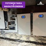 Trójfazowy inwerter hybrydowy Deye 15 kW połączony z dwoma magazynami energii Heckman o łącznej pojemności 20 kWh.